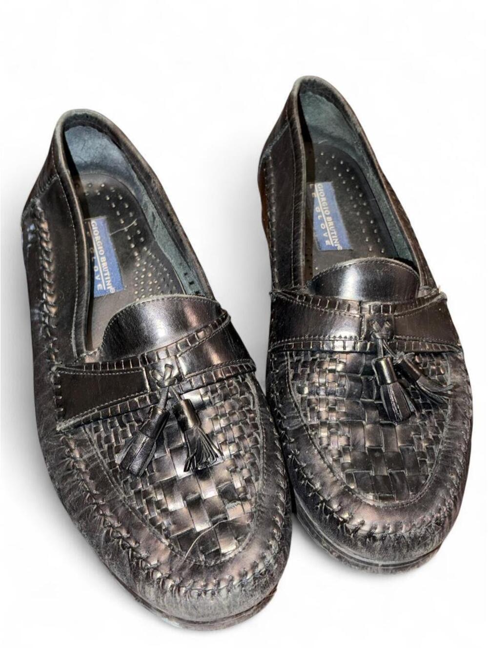 Giorgio Men's Black and Brown Loafer